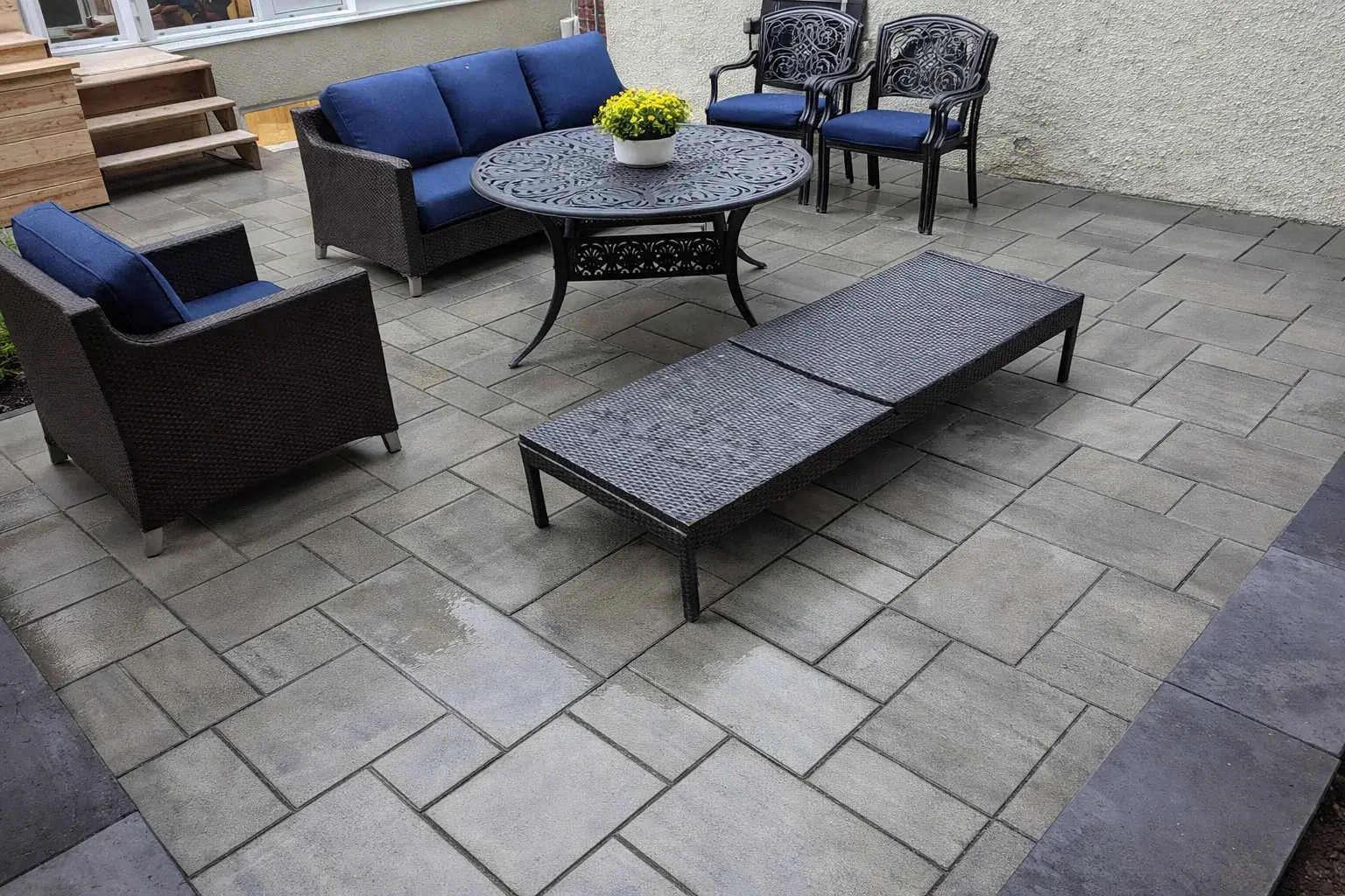 Installation de patio